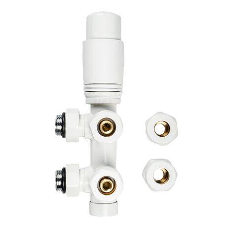 Термостатичний комплект типу DUOPLEX білий Warm Well