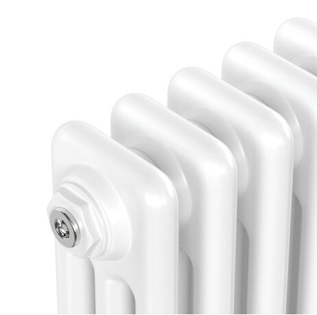 Горизонтальний радіатор Calidum 3-хтрубний, білий