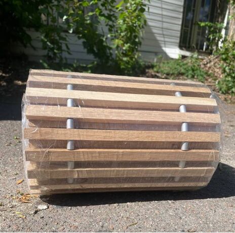 Дерев'яна решітка для конвектора