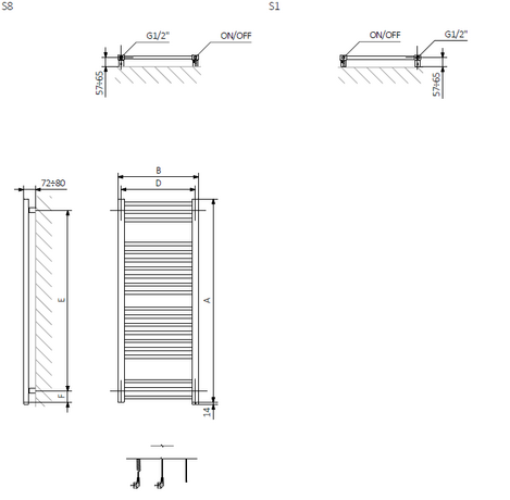 Terma Bone Electric чертеж