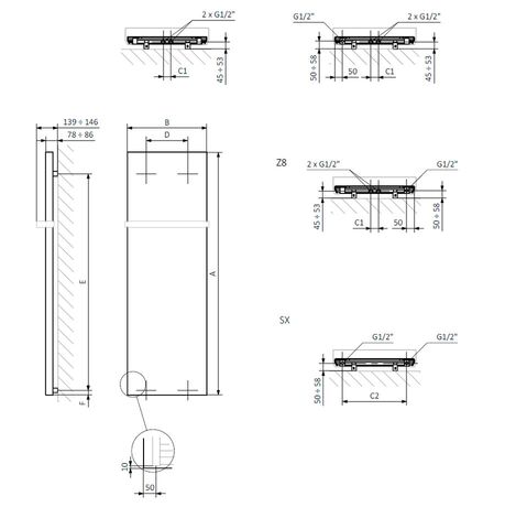 Terma Case Slim чертеж