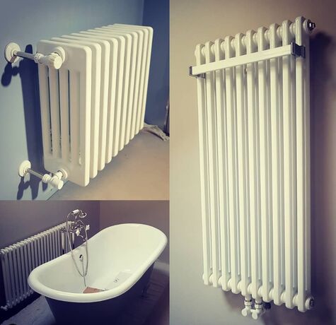 Горизонтальный 6-трубный радиатор Purmo Delta Laserline