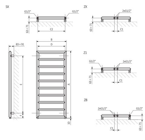Terma Diamond размеры