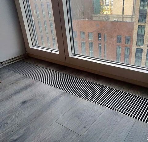 U-con решітка сатин в квартирі