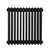 Радіатор горизонтальний Column 3 чорний 575