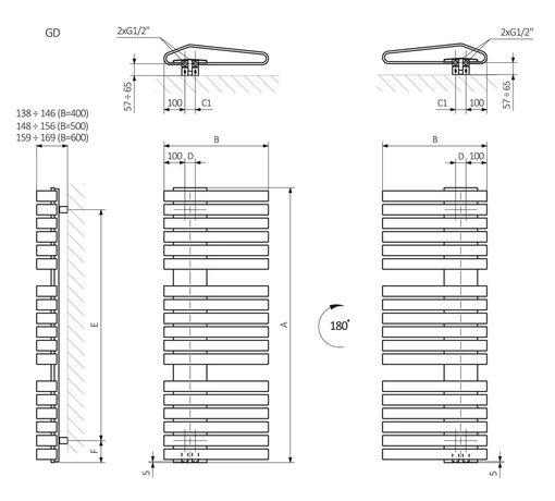 Terma Warp Bold Electric чертеж