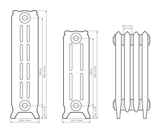 Radimax Bristol размеры 2