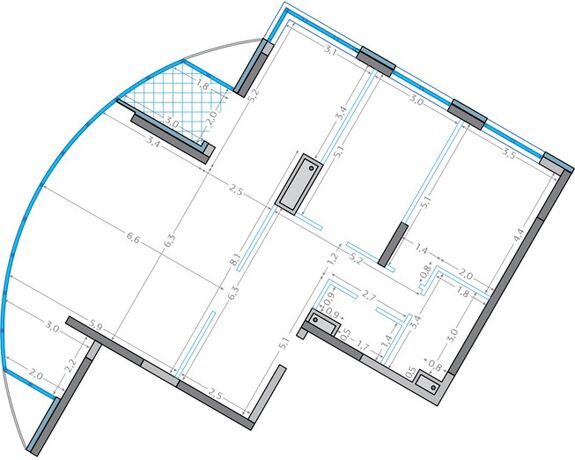 ЖК Заречный планировка 1