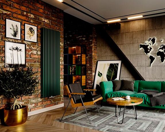 Luxrad Columnus в интерьере