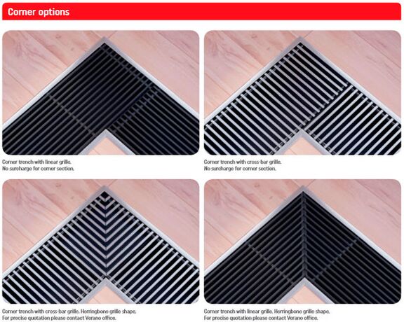 Угловые внутрипольные конвекторыУгловые внутрипольные конвекторы