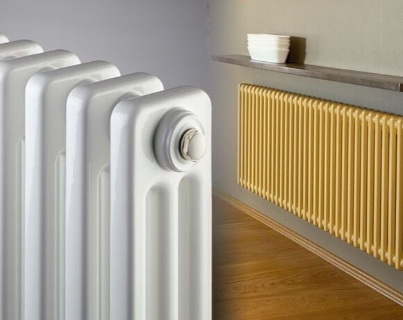 Горизонтальный 3-трубный радиатор Purmo Delta Laserline