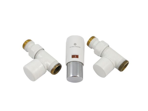 Комплект Elegant Mini прямой белый+хром