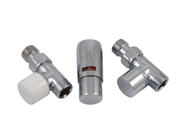 Комплект Elegant Mini прямые хромированные