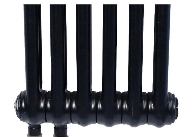 Вертикальний трубчатий радіатор DeLonghi Multicolumn чорний (3-хтрубний)