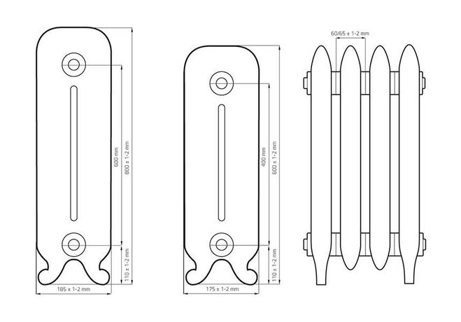 Radimax York размеры