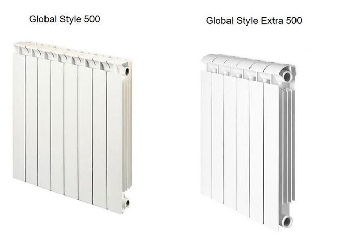 Різниця між радіаторами Global Style та Global Style Extra