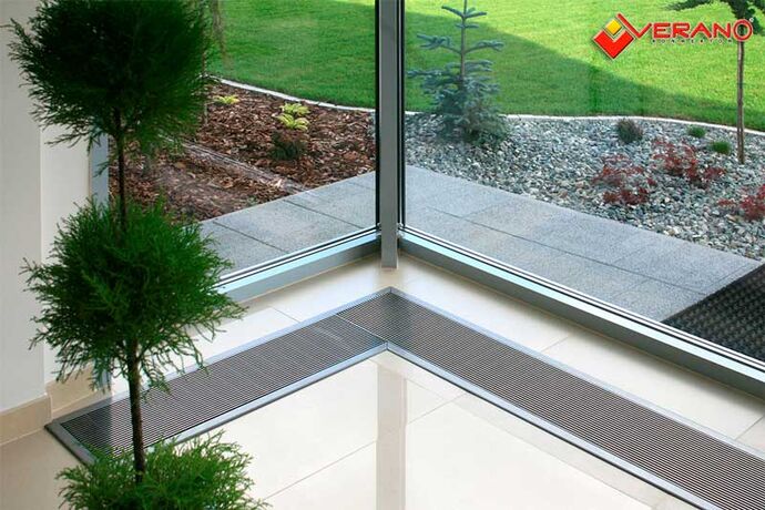 Угловые внутрипольные конвекторы