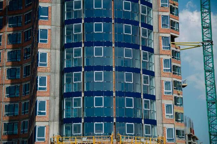 ЖК Заречный панорамное остекление