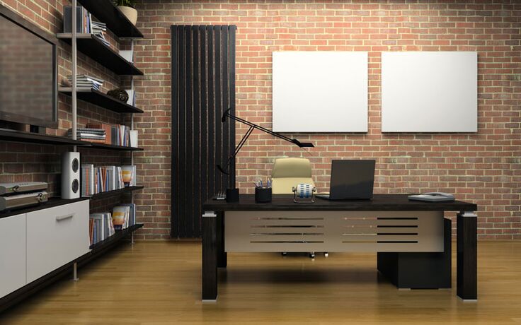 Betatherm Blende Single, вертикальный, черный