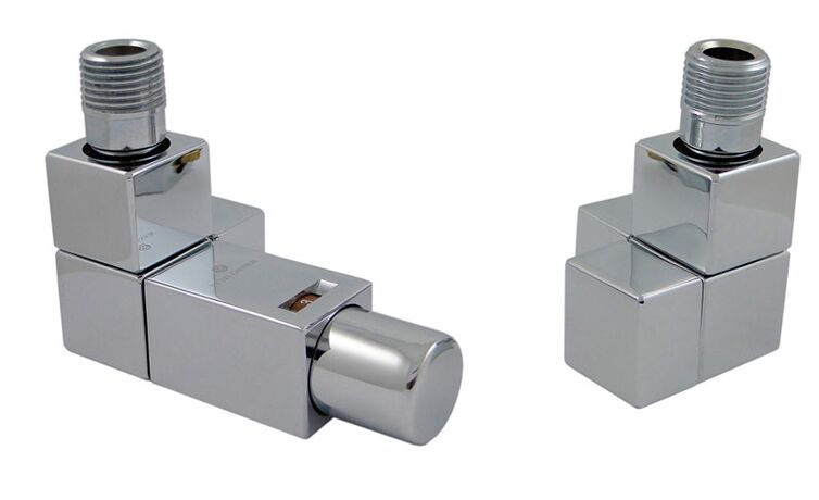 Schlosser Square комплект термостатический, хром угловой