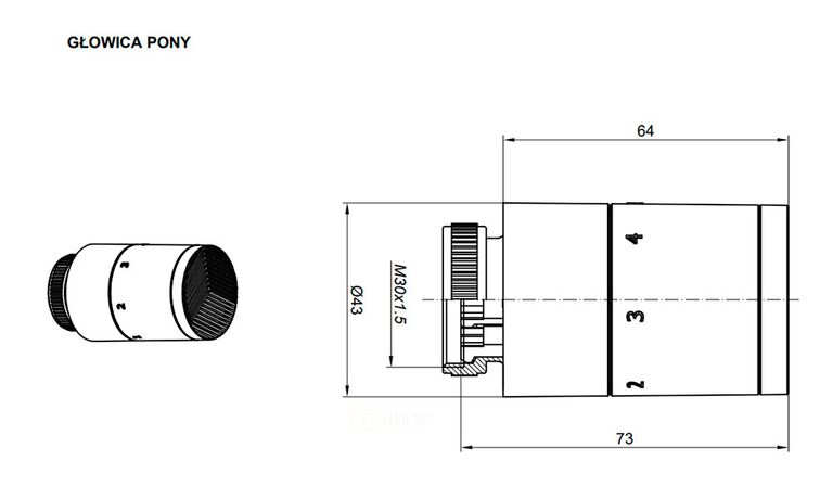 Термоголовка Vario Term Pony
